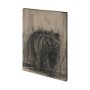 101329-S - Bear & Moose II by Mercana Studio a Hand Embellished Textured Canvas
