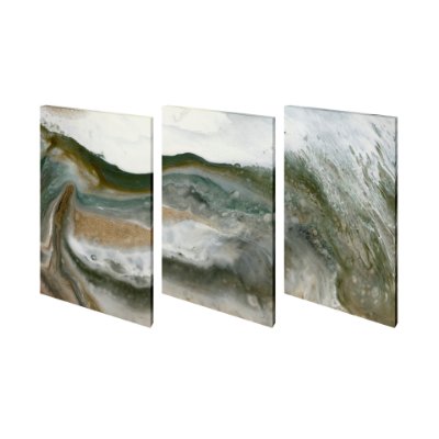 101333-L - Equatorial Drift I (Set 3) by Gabrielle Crawford a Hand Embellished Textured Canvas