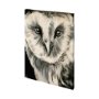101377-L - Charcoal Owl II by Jennifer Paxton Parker a Hand Embellished Textured Canvas