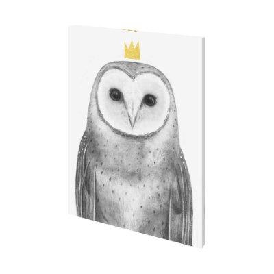 101379-L - Royal Forester II by Victoria Borges a Hand Embellished Textured Canvas