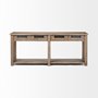 68205 - Harrelson III 72L x 18W Brown Wood 4 Drawer Console Table 