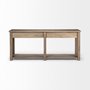 68205 - Harrelson III 72L x 18W Brown Wood 4 Drawer Console Table 