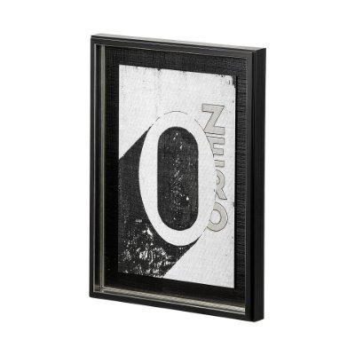 12949 - Value Collector 0 by Mercana Studio a Hand Embellished Textured Framed Art Print