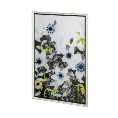 12955 - Night Foliage I by Grace Popp a Hand Embellished Textured Framed Art Print Matted under Glass