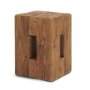 71020 - Waylen Natural Wood Block Accent Stool