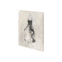 101220-S - Black Evening Gown II by Ethan Harper a Hand Embellished Textured Canvas