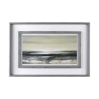 13034 - Silver Light by Pablo Rojerro a Hand Embellished Textured Framed Art Print Matted under Glass