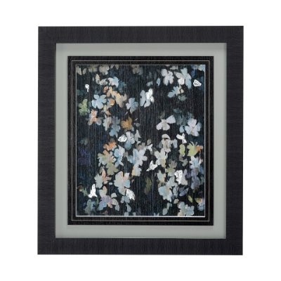 13036 - Whirlwind by Liz Jardine a Hand Embellished Textured Framed Art Print Matted under Glass