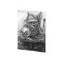 101473-S - Donkey I by Mercana Studio a Hand Embellished Textured Canvas