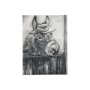 101474-S - Donkey II by Mercana Studio a Hand Embellished Textured Canvas