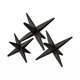 68650 - Rhea (Set of 3) Brown Cast Iron Small, Medium & Large Jacks