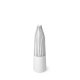 68625 - Kira I Small White Pinstripe Ceramic Vase 