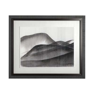 13050 - Beyond the Rainy Hills I by Mercana Studio Hand Embellished Framed Art Print Matted under Glass