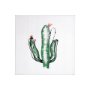 101484-S - Cactus IV by WRG a Hand Embellished Textured Canvas