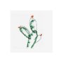 101481-S - Cactus I by WRG a Hand Embellished Textured Canvas