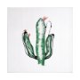 101484-L - Cactus IV by WRG a Hand Embellished Textured Canvas