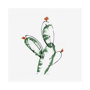 101481-L - Cactus I by WRG a Hand Embellished Textured Canvas