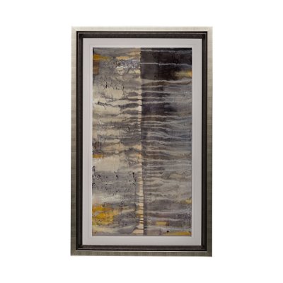 13161 - Tectonic II by Albena Hristova a Hand Embellished Textured Framed Art Print Matted under Glass