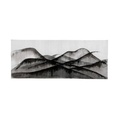 101491-L - Beyond the Rainy Hills by Mercana Studio a Hand Embellished Textured Canvas