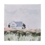 101541-L - House on a Hill I by Emma Scarvey a Hand Embellished Textured Canvas
