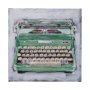 101525-L - Vintage Typewriter II by Ethan Harper a Hand Embellished Textured Canvas