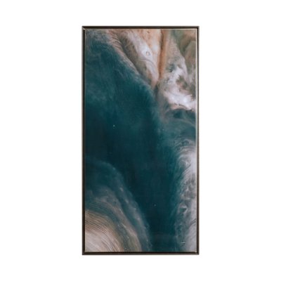 101468-FL - Oasis II by Studio M a handmade Original Framed Canvas Artwork