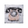 101512-S - Retro Phone IV by Ethan Harper a Hand Embellished Textured Canvas