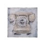 101510-S - Retro Phone II by Ethan Harper a Hand Embellished Textured Canvas