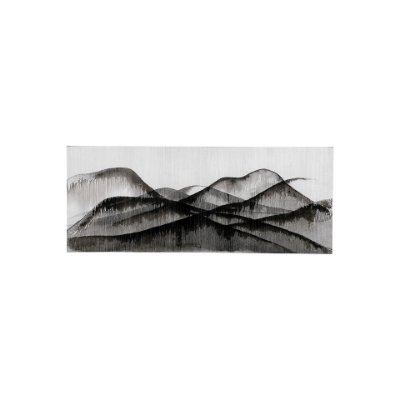 101491-S - Beyond the Rainy Hills by Mercana Studio a Hand Embellished Textured Canvas