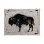 101538-L - Dynamic Bison II by Ethan Harper a Hand Embellished Textured Canvas