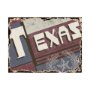 101636-L - Texas by Alarm a Hand Embellished Textured Canvas