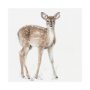 101587-L - Forest Friends XII (Deer) by Lisa Audit a Hand Embellished Textured Canvas