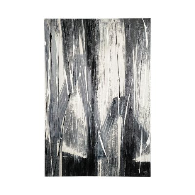 101493-L - Glass Shower II by Mercana Studio a Hand Embellished Textured Canvas