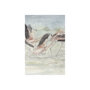101489-S - Flamingo I by Mercana Studio a Hand Embellished Textured Canvas
