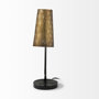 68427 - Wesley II (22.4"H) Gold/Black Perforated Metal Shade Table Lamp 