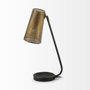 68427 - Wesley II (22.4"H) Gold/Black Perforated Metal Shade Table Lamp 