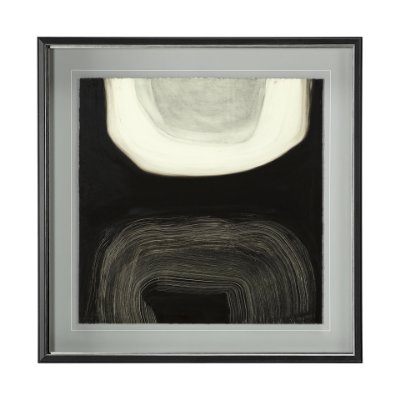 13262 - Shadows in the Dark I by Drew Sims a Hand Embellished Textured Framed Art Print Matted under Glass