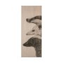 101669-L - Three is a Crowd I by Mercana Studio a Hand Embellished Textured Canvas