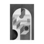 101704-L - Labyrinth II Gray by Mercana Studio a Hand Embellished Textured Canvas