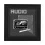 13296 - Cassette Tape II by Alarm a Hand Embellished Textured Framed Art Print Matted under Glass