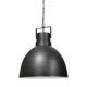 68403 - Minerva 19x22 Metallic Gray Hammered Detail Pendant Light