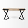 68488 - Steinbeck 61L x 28.75W x 30H Light Brown Wooden Iron Frame Office Desk