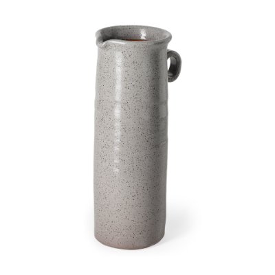 68918 - Frieda Large Freckled Gray Ceramic Jug 