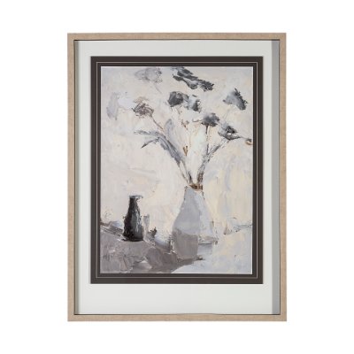 13387 - Still Life by Julie Devine a Hand Embellished Textured Framed Art Print Matted under Glass
