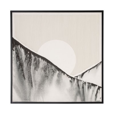 101331-FL - Sunrise S by Mercana Studio a Hand Embellished Textured Framed Canvas