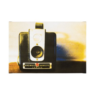 101732-L - Hawkeye Vintage by Urban Octopus a Hand Embellished Textured Canvas