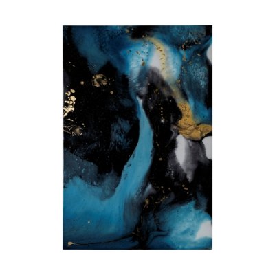 101829-L - Ocean Currents II by Mercana Studio a Hand Embellished Textured Canvas