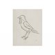 101791-S - Geo Robin by Mercana Studio a Hand Embellished Textured Canvas