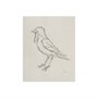 101791-S - Geo Robin by Mercana Studio a Hand Embellished Textured Canvas