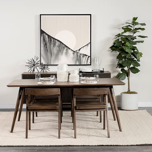68852 - Nicholas I Onyx Brown Solid Wood Dining Chair